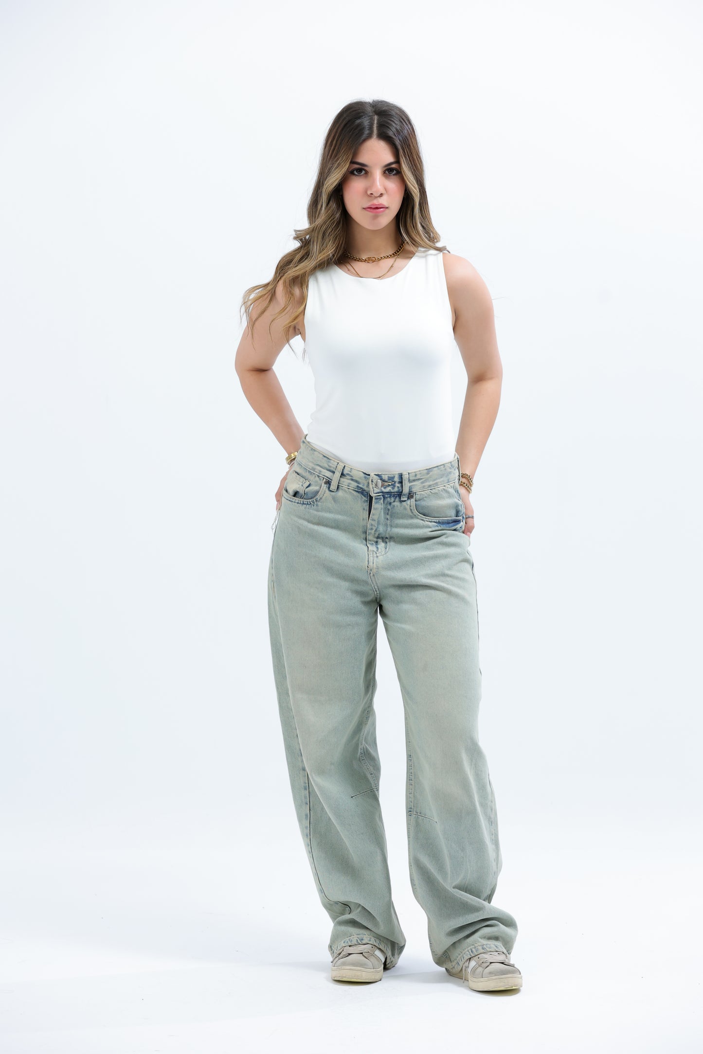 White Everywear Sleeveless Top