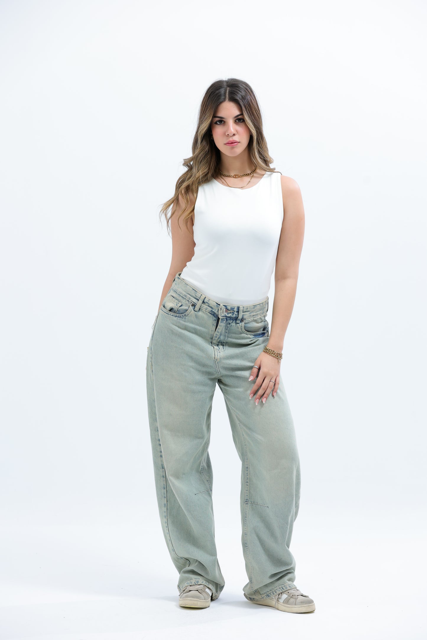 White Everywear Sleeveless Top