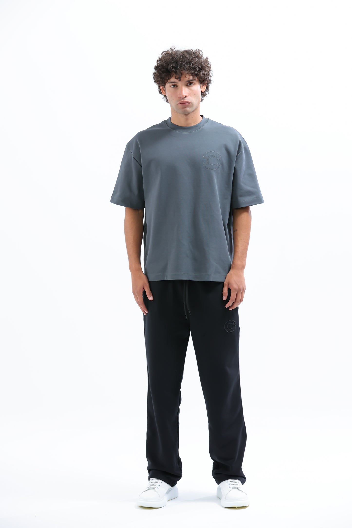 The Black Iconic C Track Pants