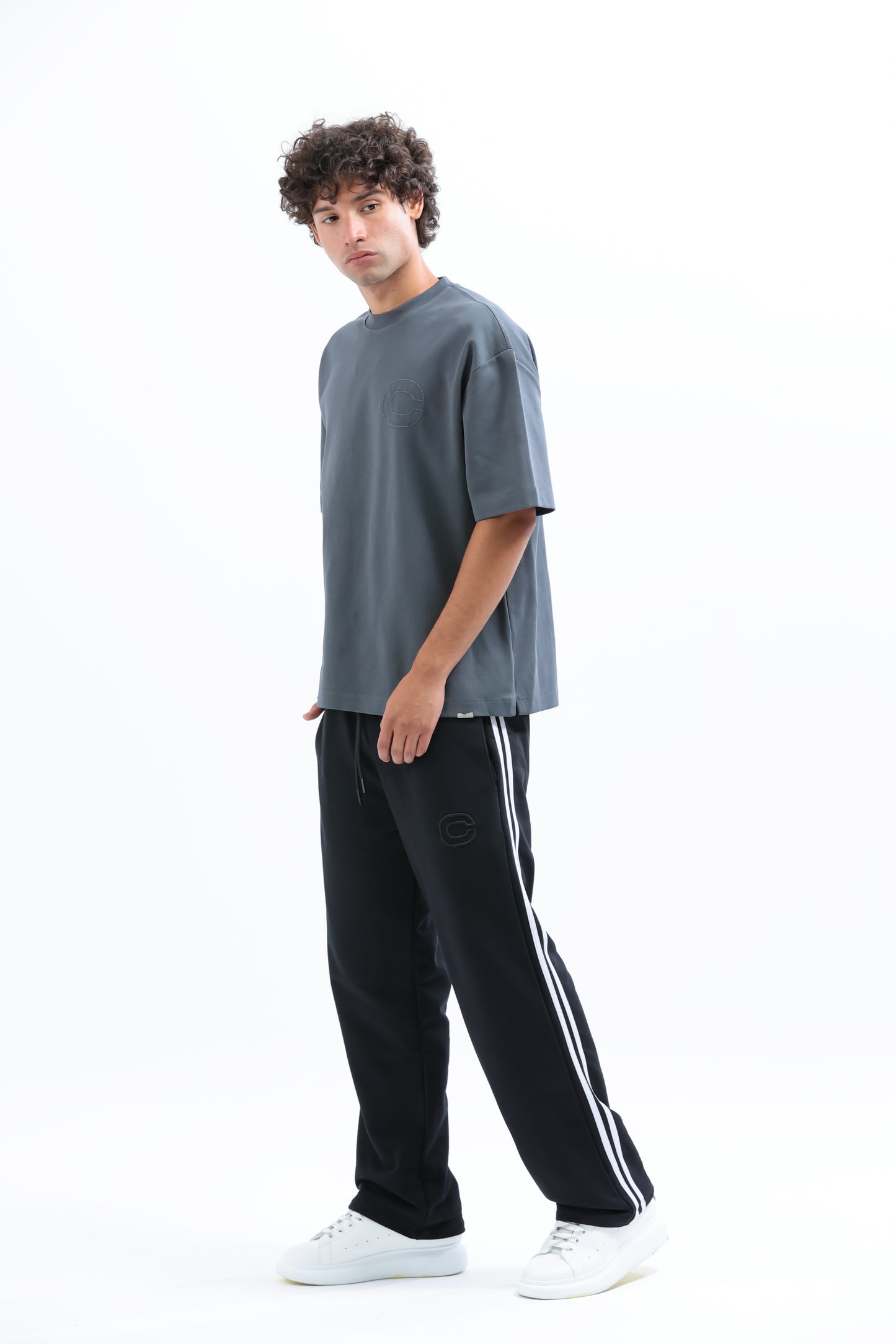 The Black Iconic C Track Pants