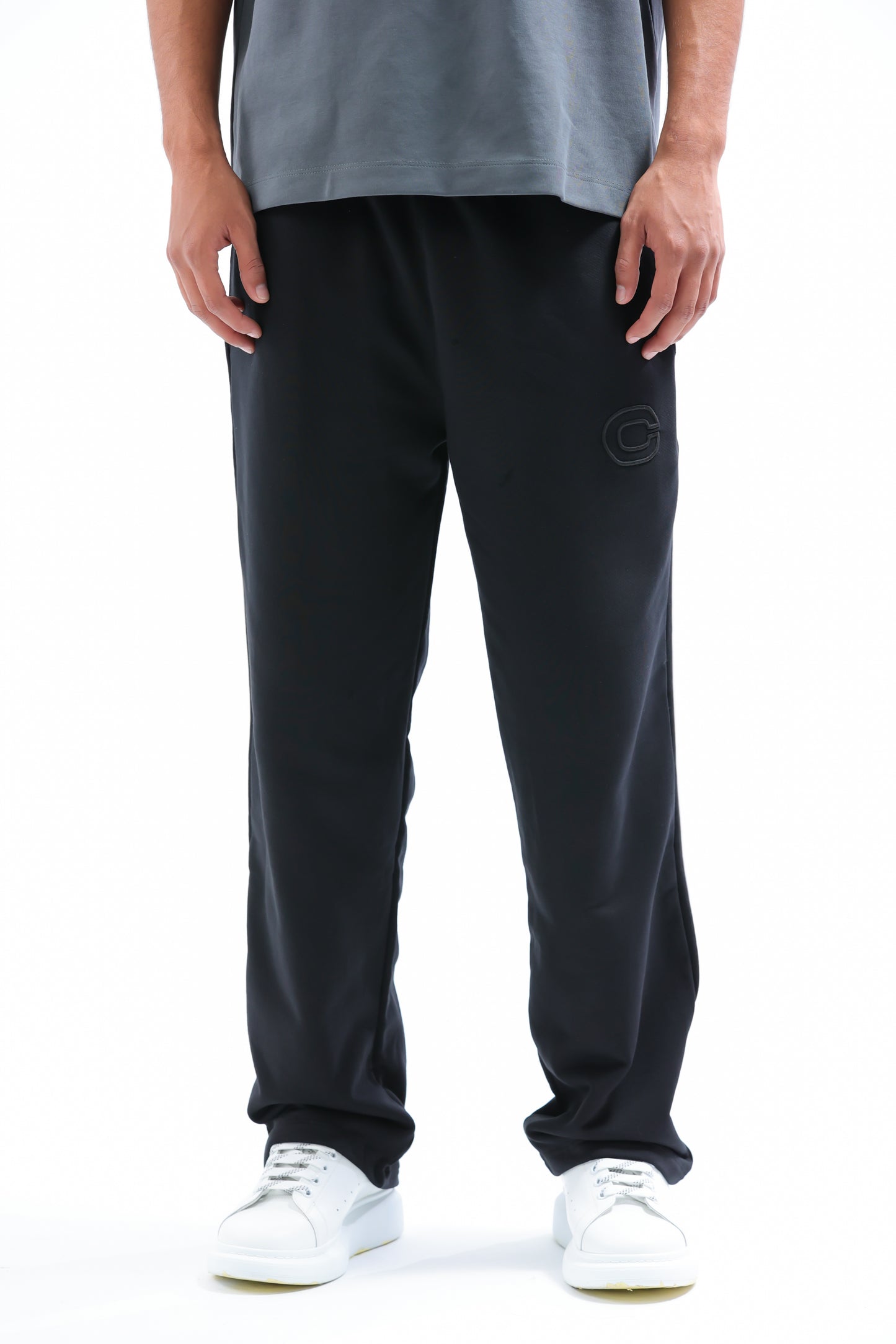 The Black Iconic C Track Pants