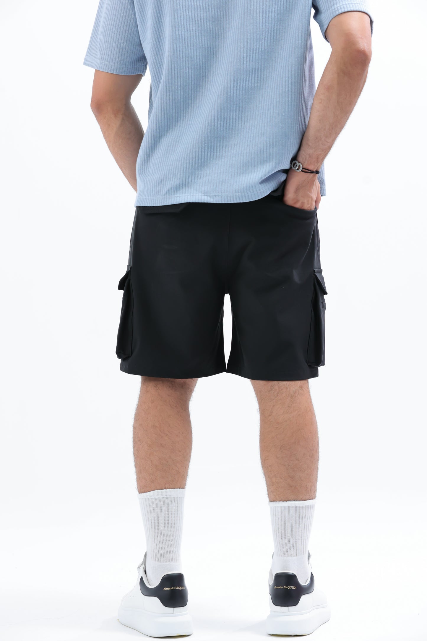 Black Camo Jet Pocket Short