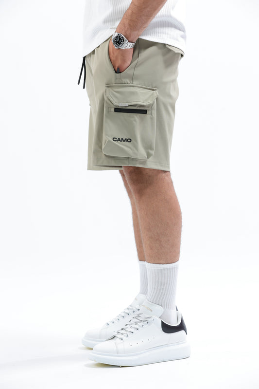 Dusty Olive Camo Jet Pocket Short