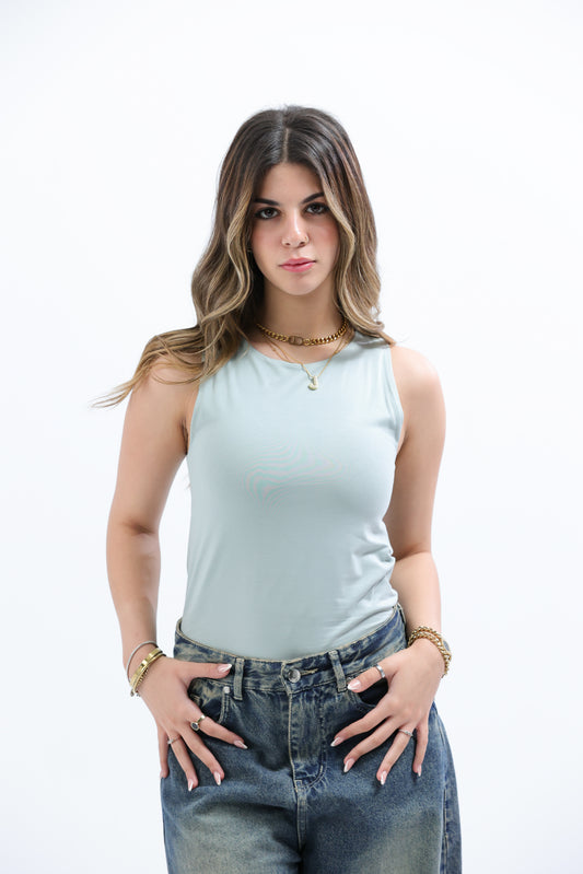 Mint Everywear Sleeveless Body Suit