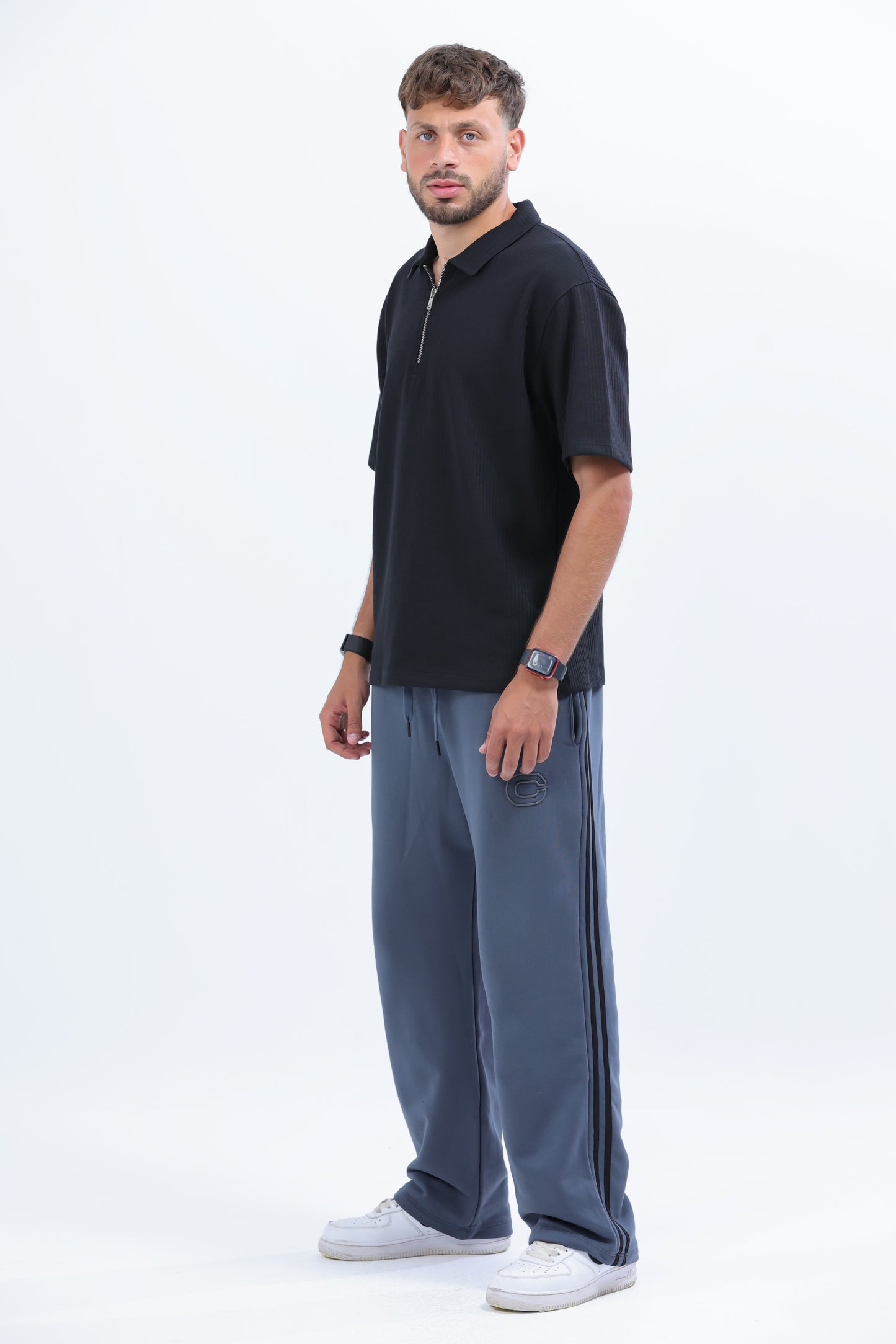 The Grey Iconic C Track Pants