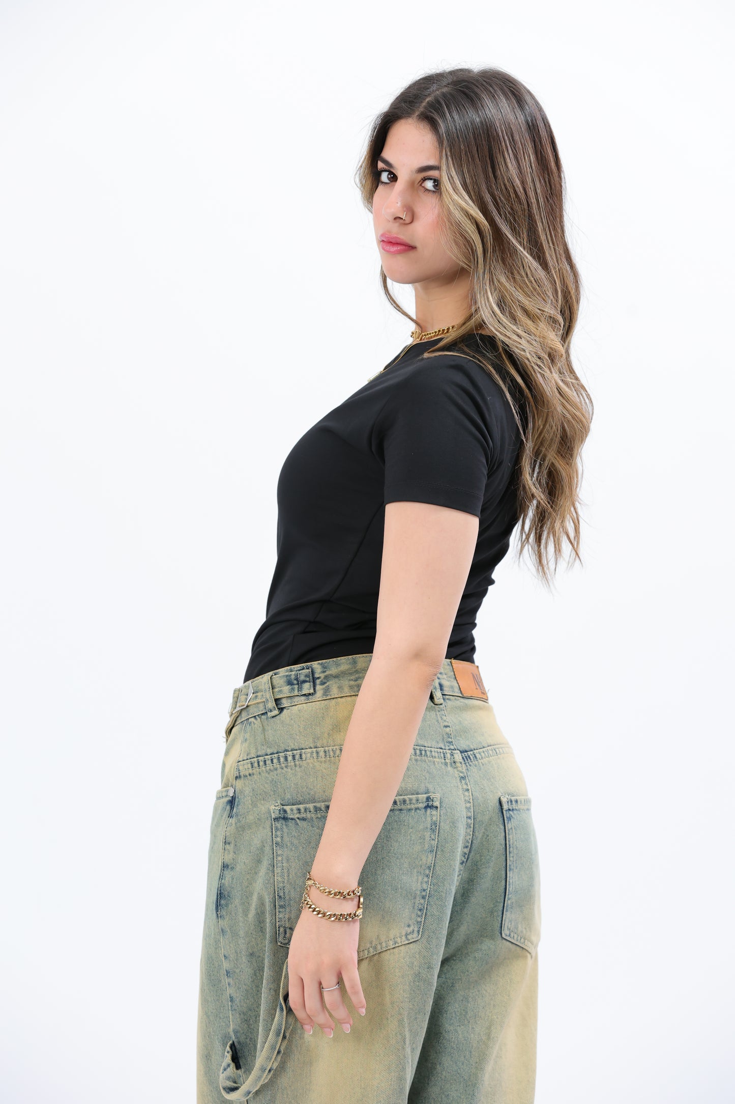 Black Everywear Shortsleeved Top