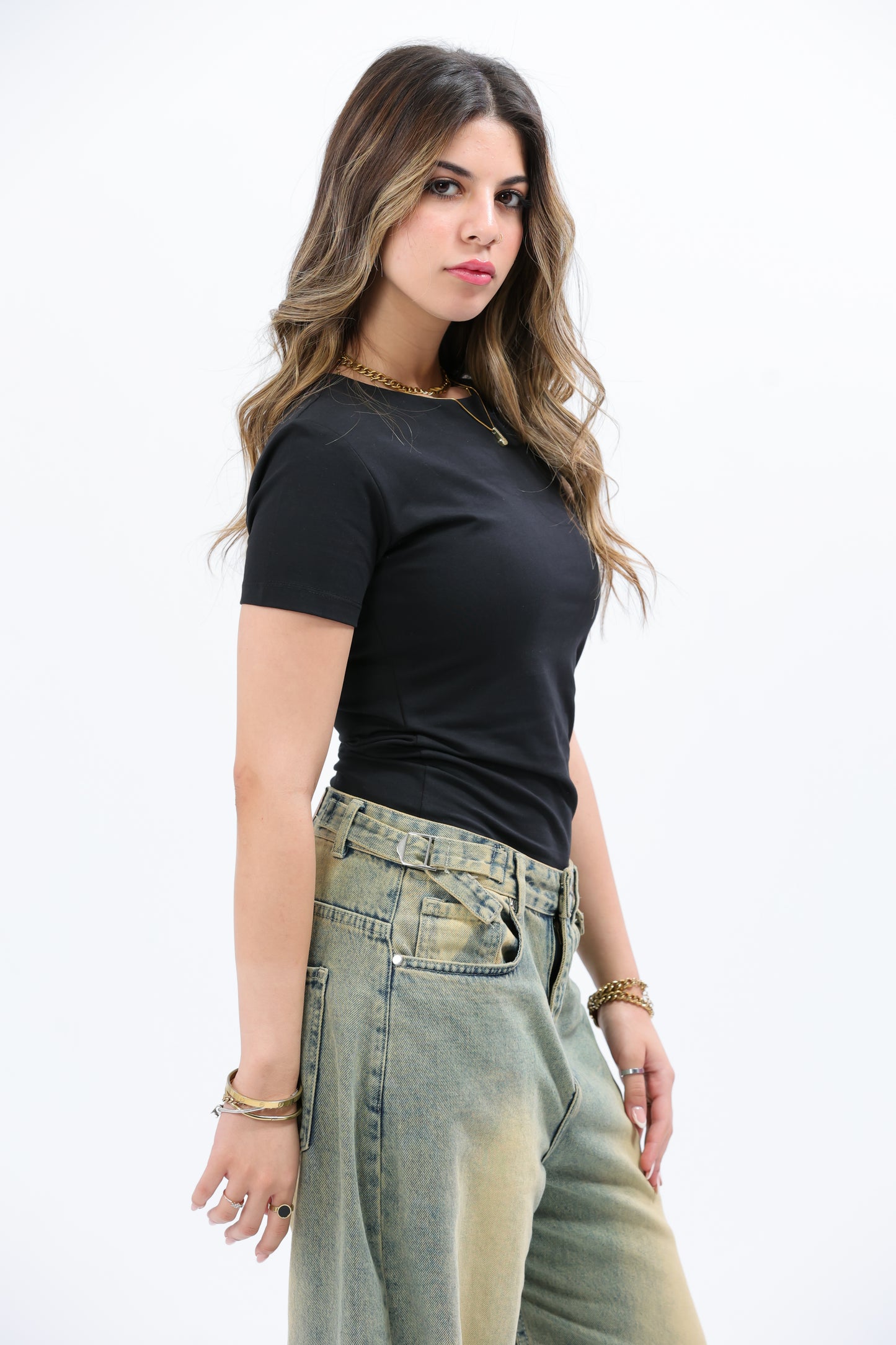 Black Everywear Shortsleeved Top