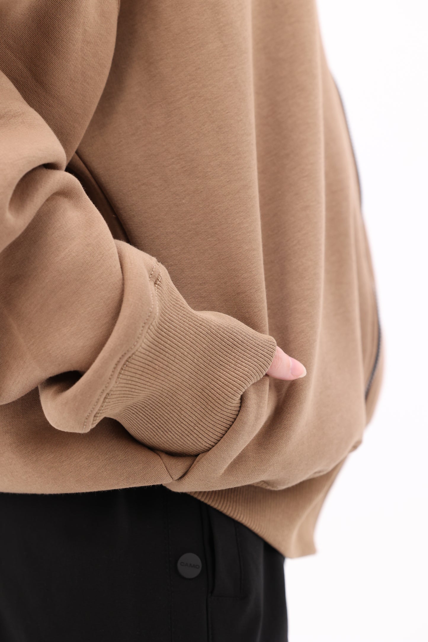 Initial Oversize Zip Hoodie