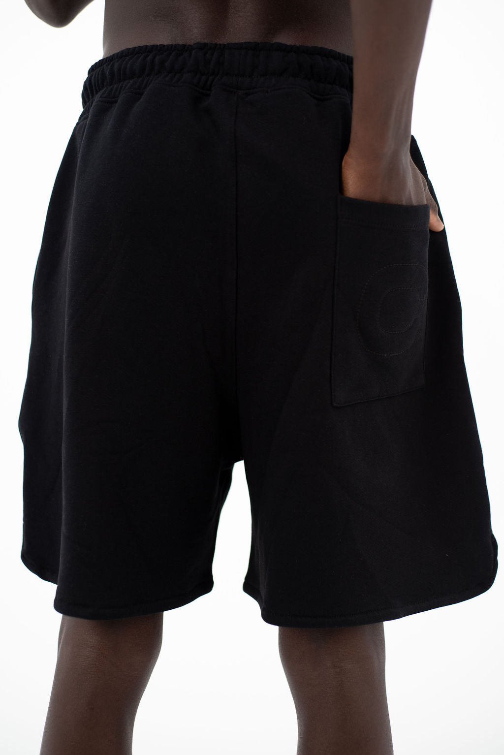 Black Laid-Back Shorts