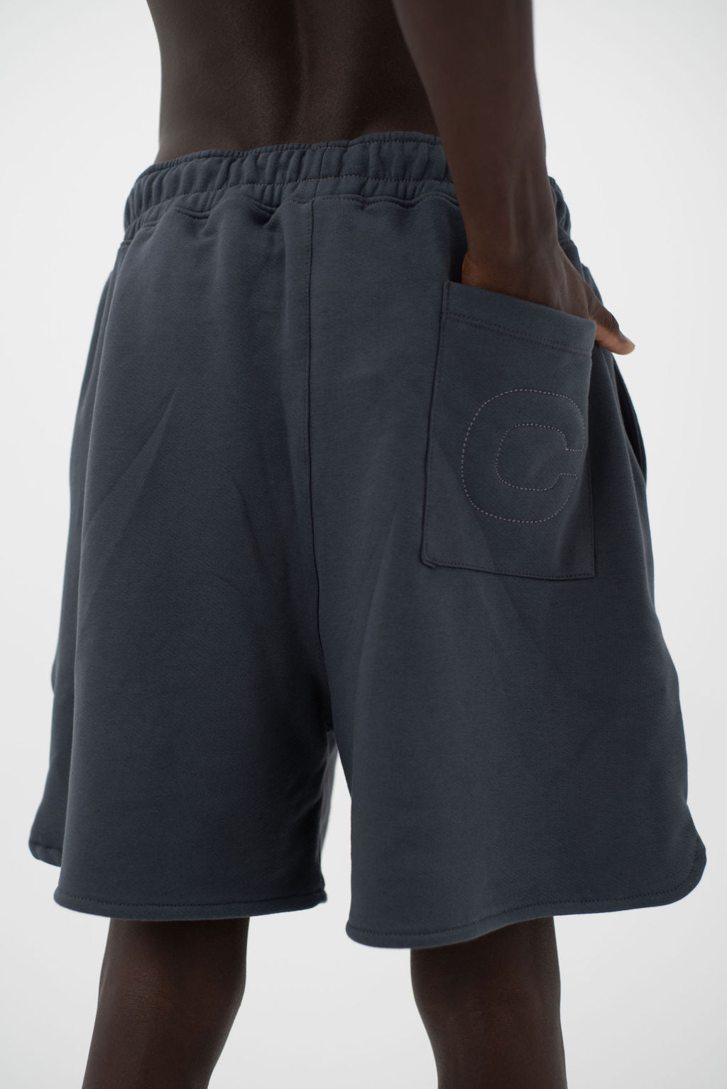 Charcoal Grey Laid-Back Shorts