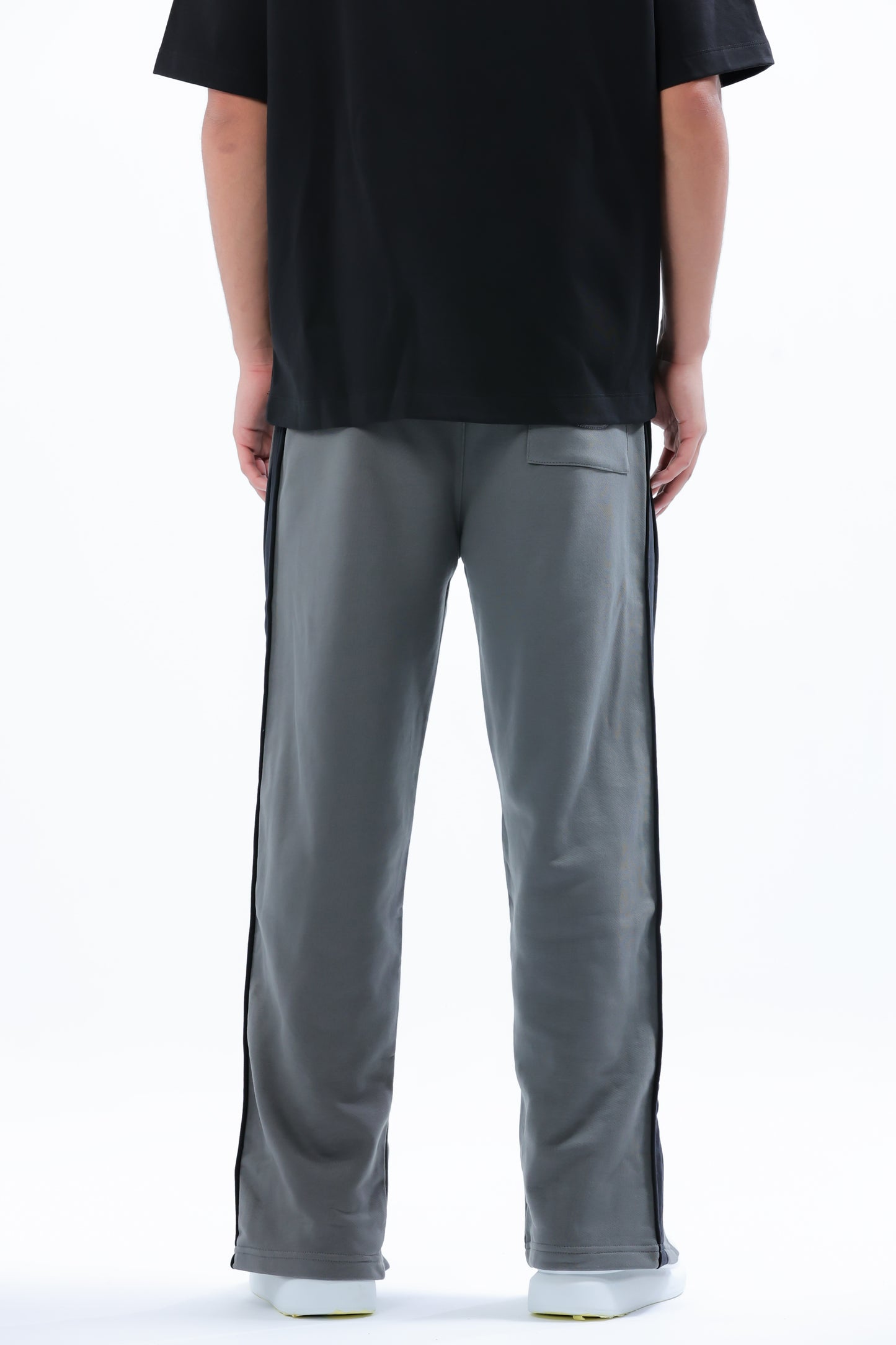 Charcoal Grey Dual-Tone Sweatpants