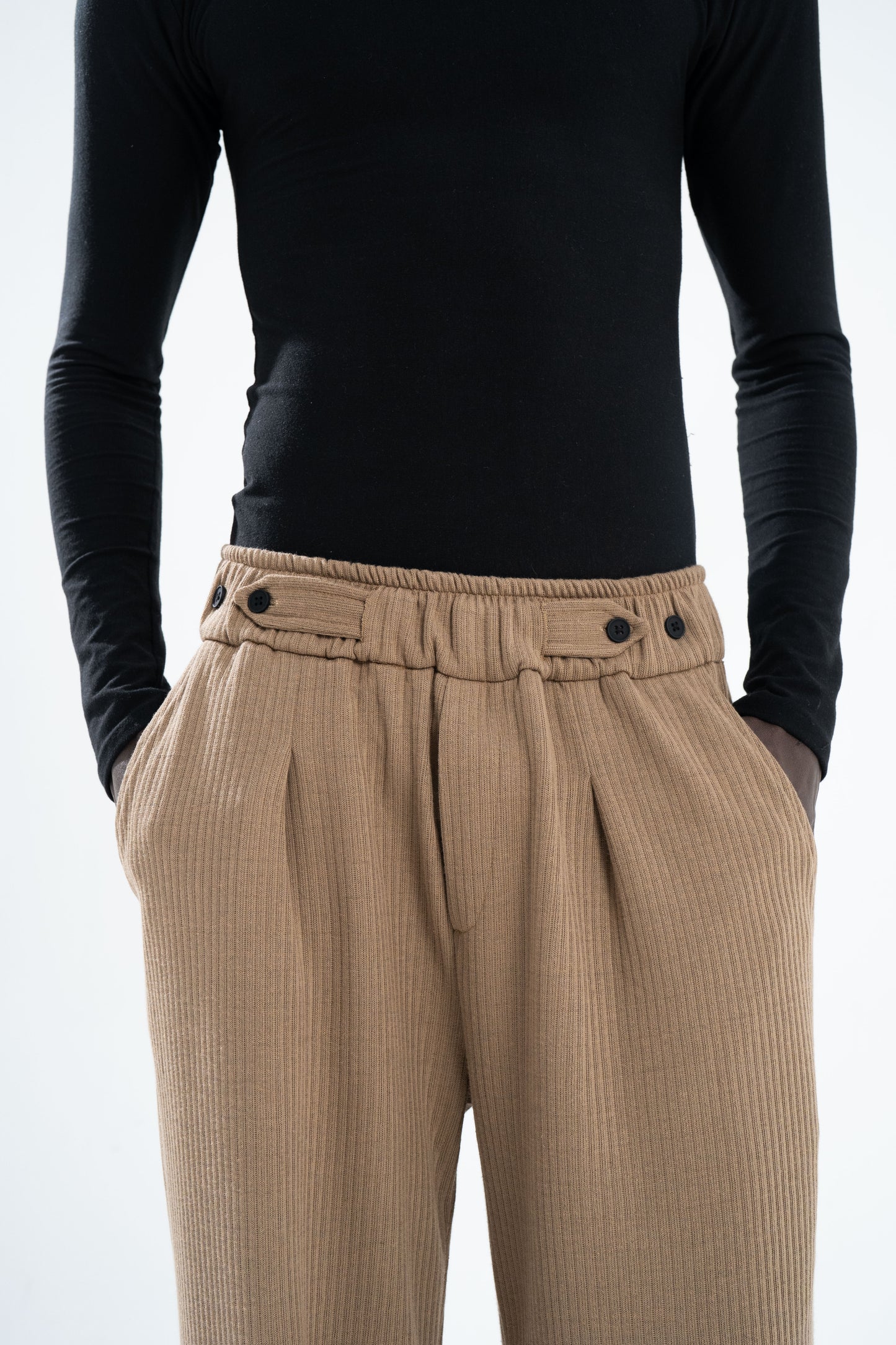 Latte Off Duty Knit Pants