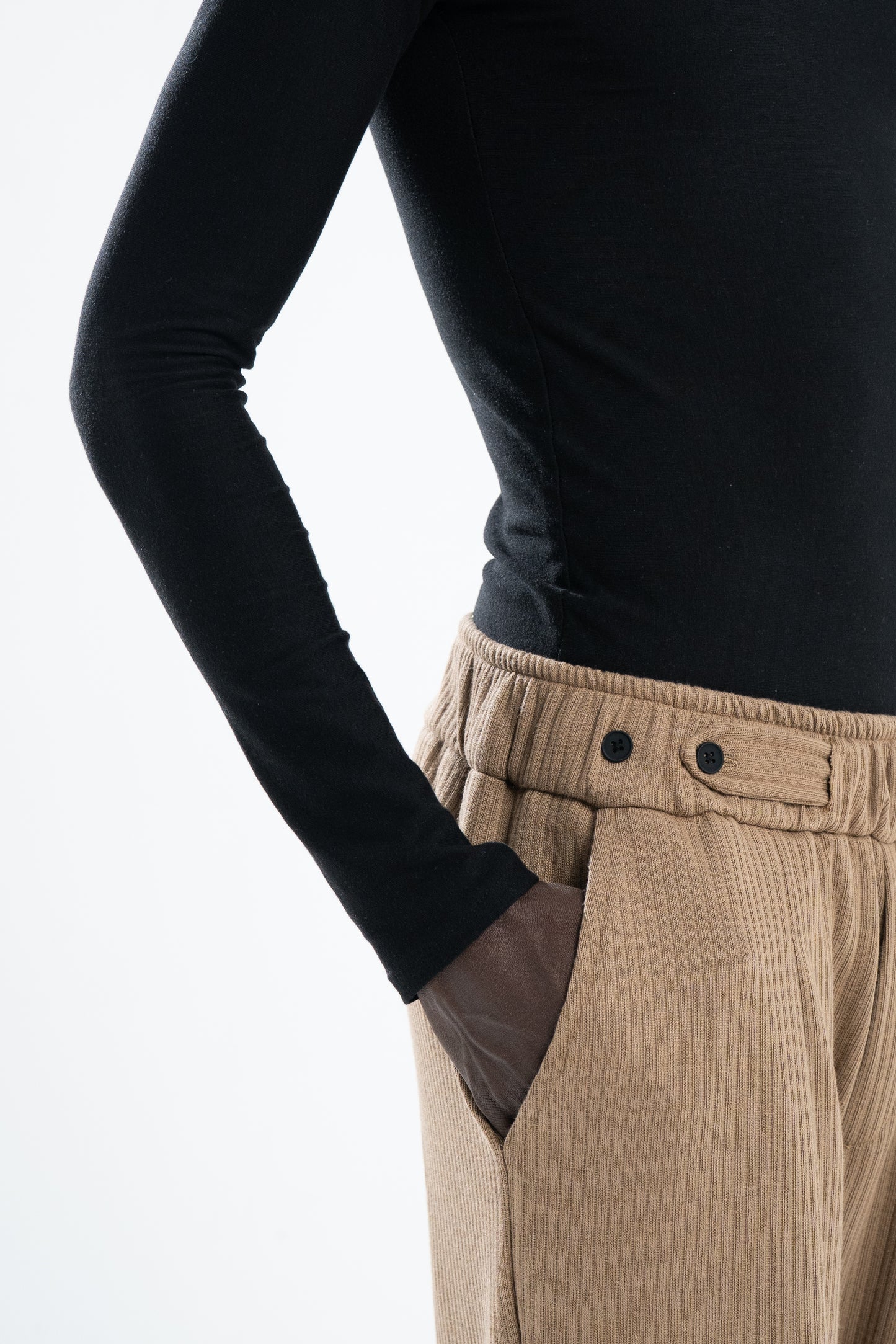 Latte Off Duty Knit Pants