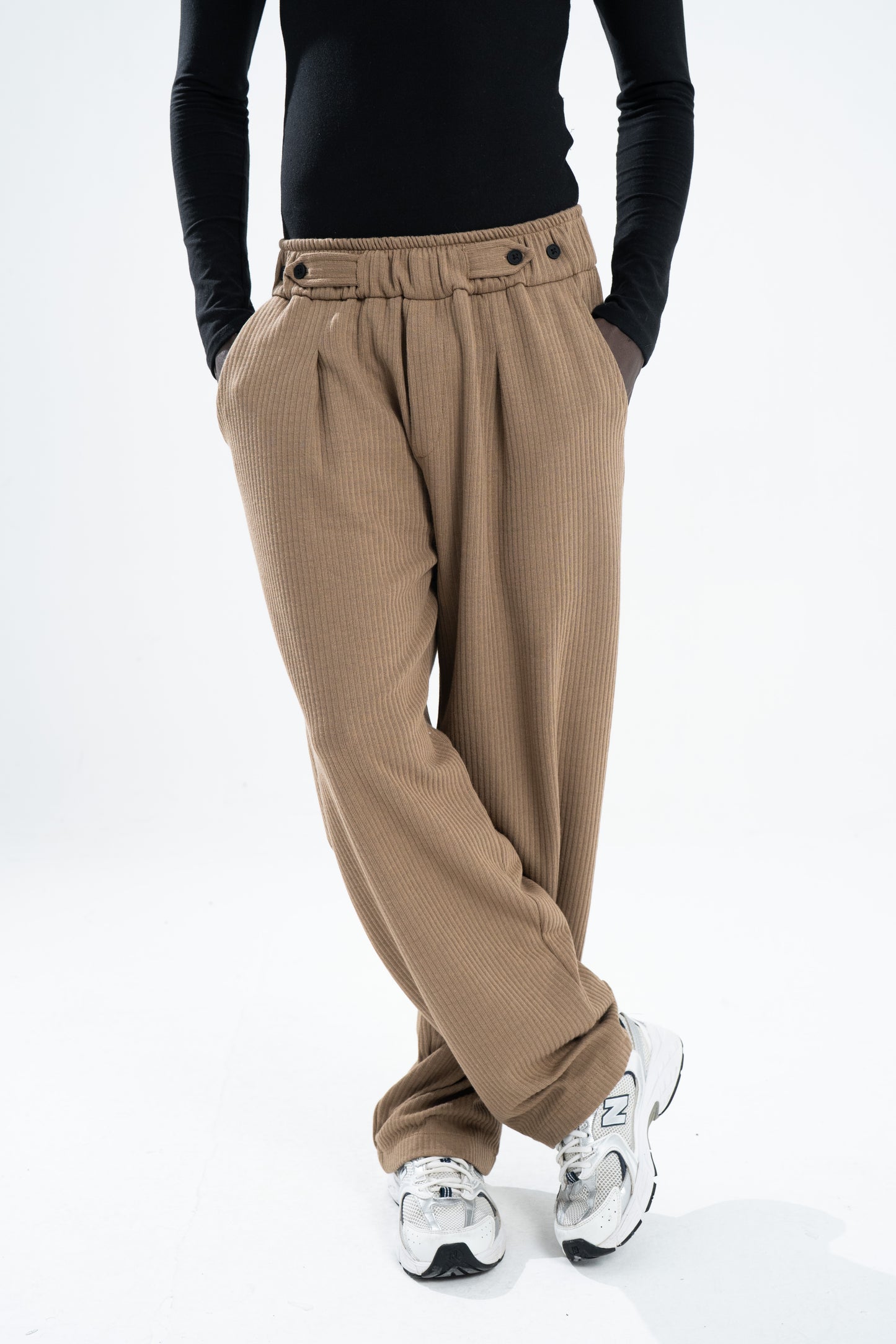 Latte Off Duty Knit Pants