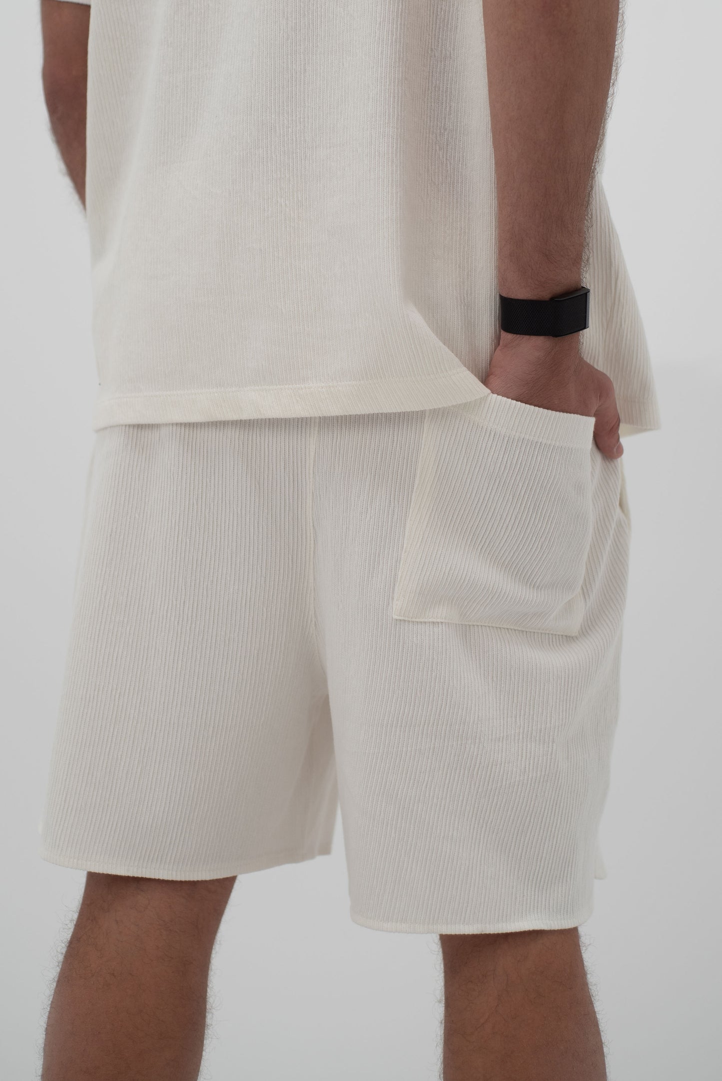 White Co-Ord Polo Set