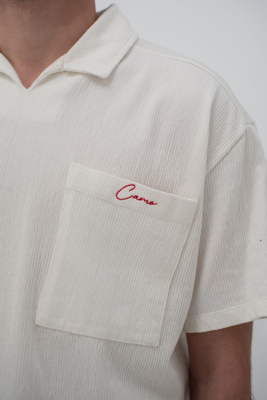 White Co-Ord Polo Set