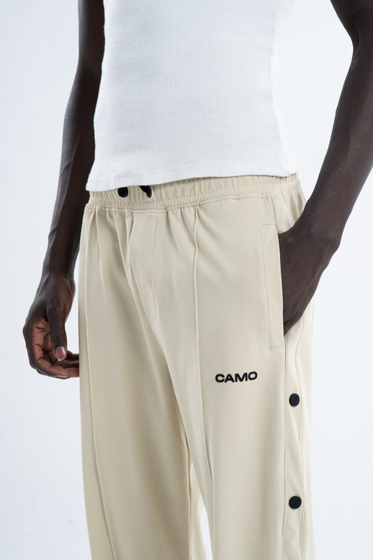Light Beige Full Side Clippers Pants