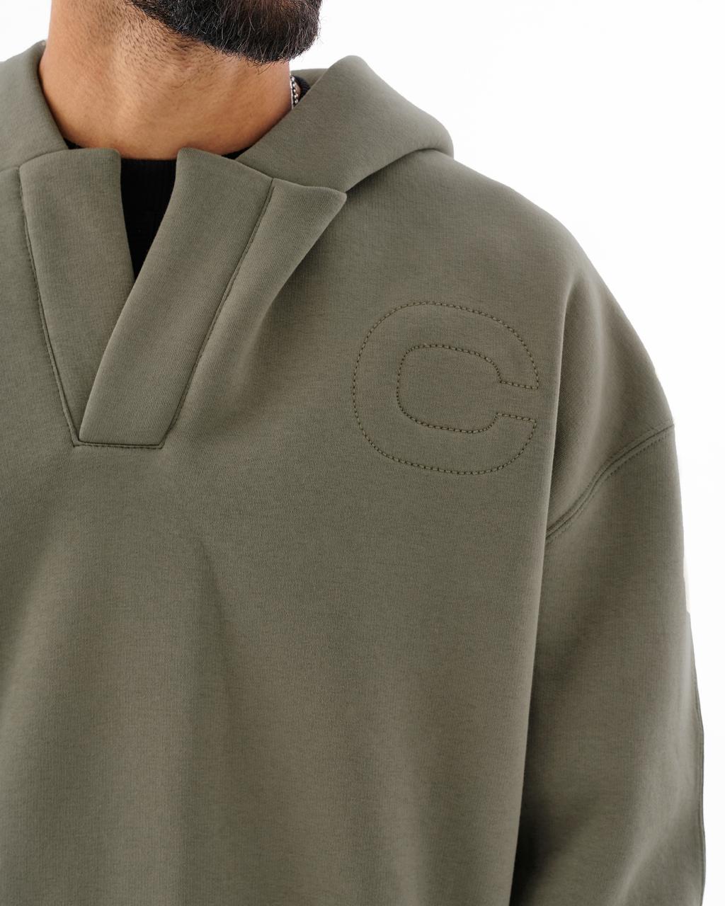 Buttonless Oversize Hoodie