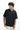 Black Horizon Half-Zip Polo