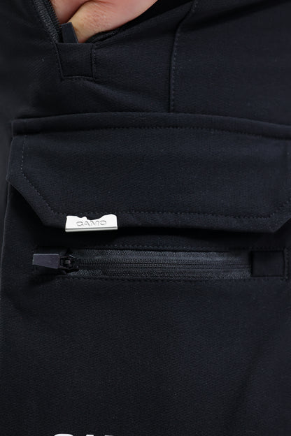Black Camo Jet Pocket Short