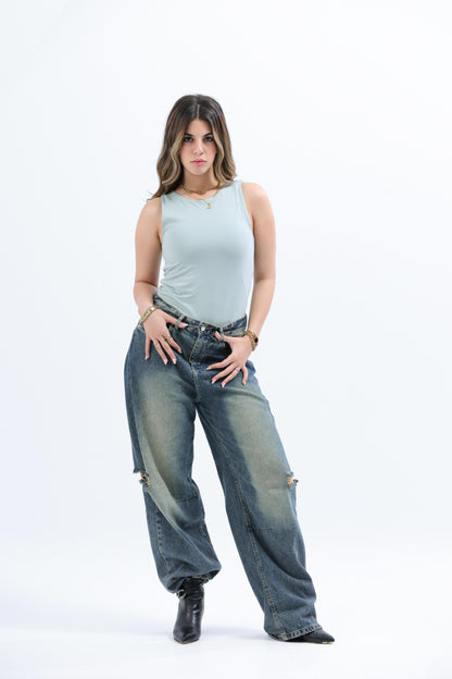 Mint Everywear Sleeveless Body Suit