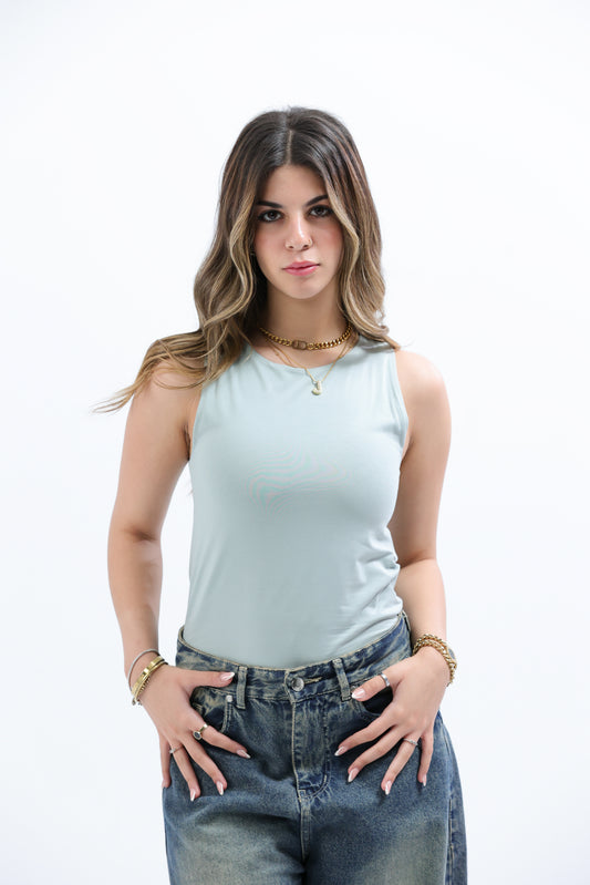 Mint Everywear Sleeveless Body Suit
