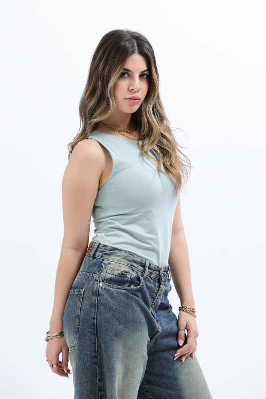 Mint Everywear Sleeveless Body Suit