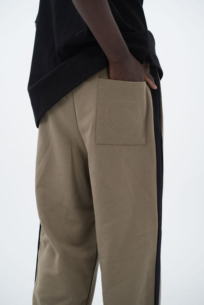 Latte Dual-Tone Sweatpants
