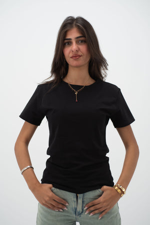 Black Everywear Shortsleeved Top