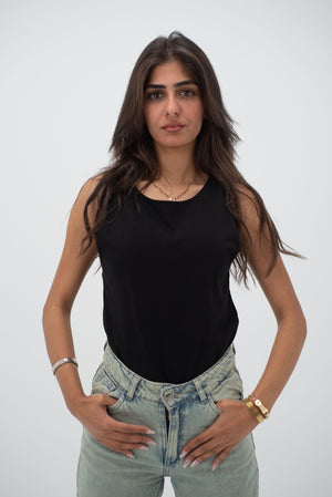 Black Everywear Sleeveless Body Suit