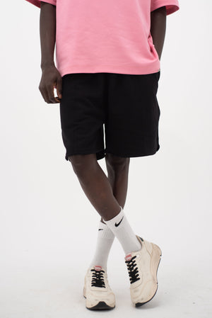 Black Laid-Back Shorts