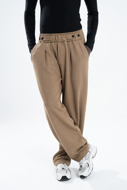 Latte Off Duty Knit Pants