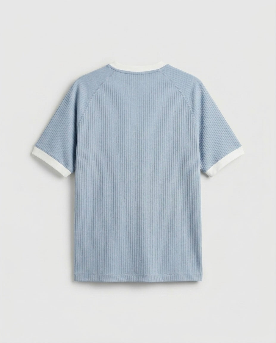 Knitted Ringer T-Shirt