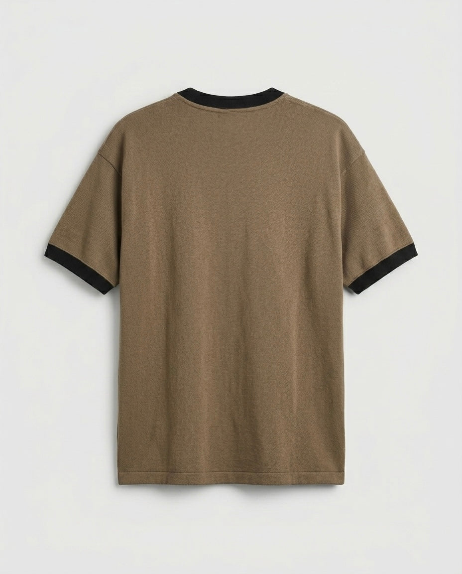 Knitted Ringer T-Shirt