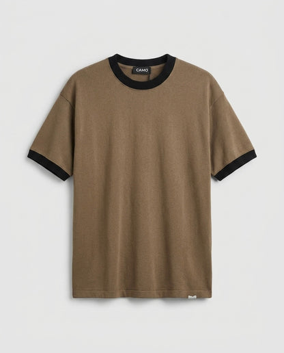 Knitted Ringer T-Shirt