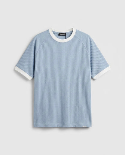Knitted Ringer T-Shirt