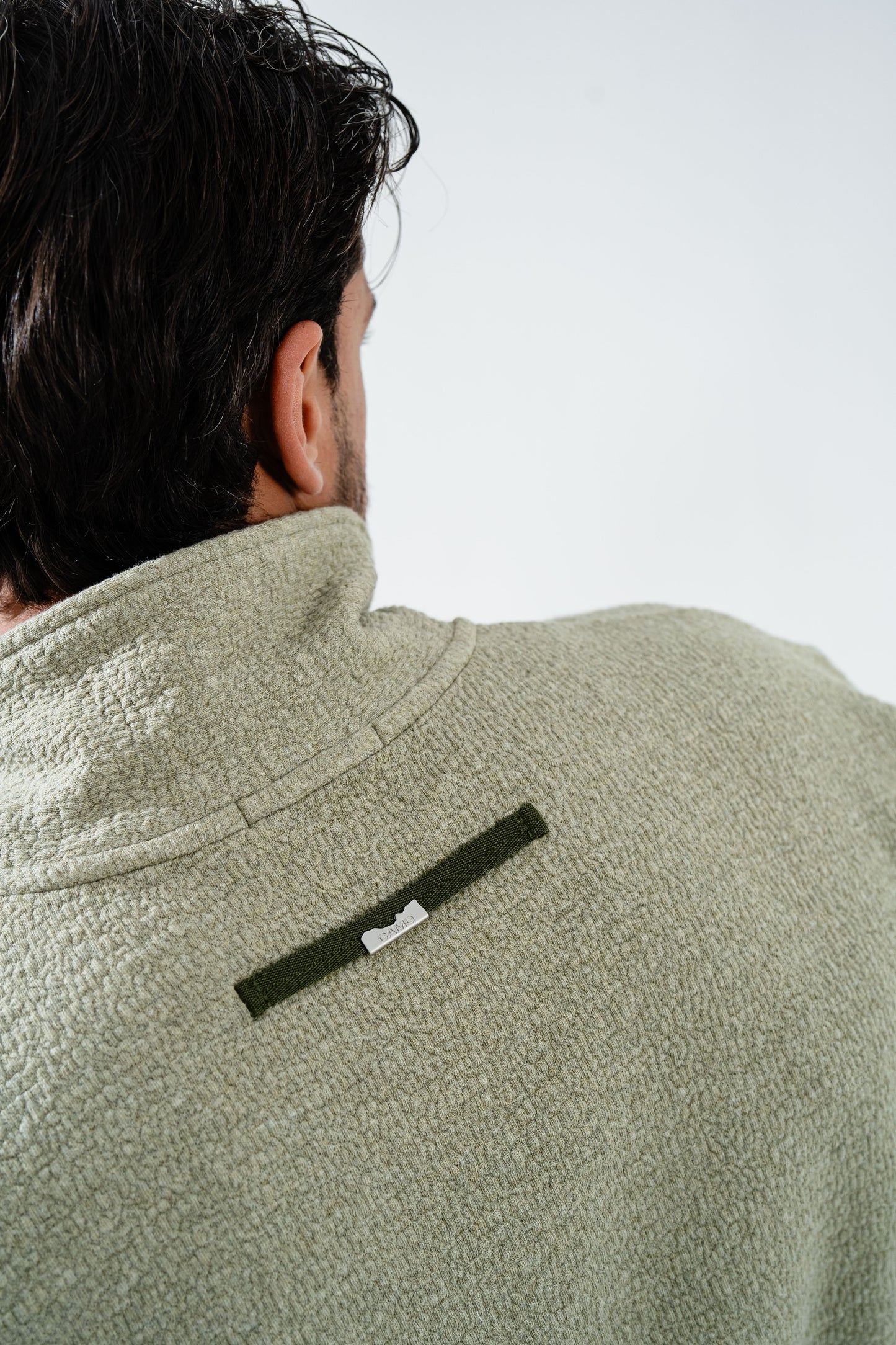 Mint Green Cloudy Zip Sweatshirt