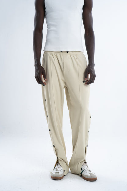 Light Beige Full Side Clippers Pants