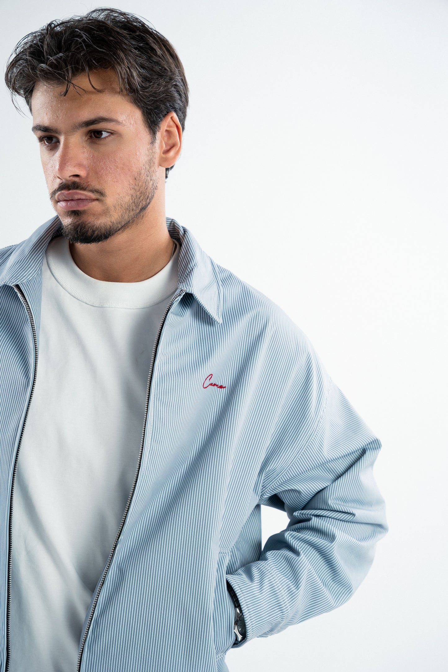 Signature Stripped Jacket