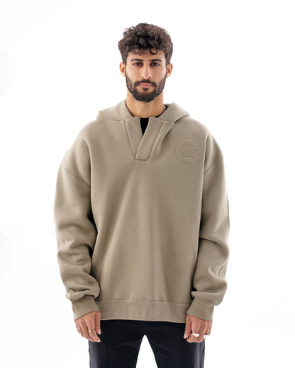 Buttonless Oversize Hoodie