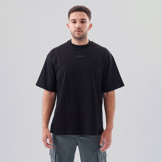 Black Side Stretch T-Shirt