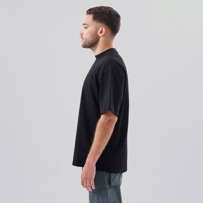 Black Side Stretch T-Shirt