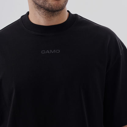 Black Side Stretch T-Shirt