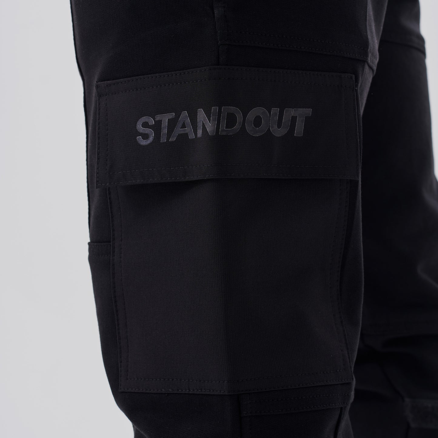 Black Stand Out Sweatpants