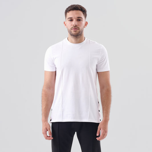 White Side Clips T-Shirt