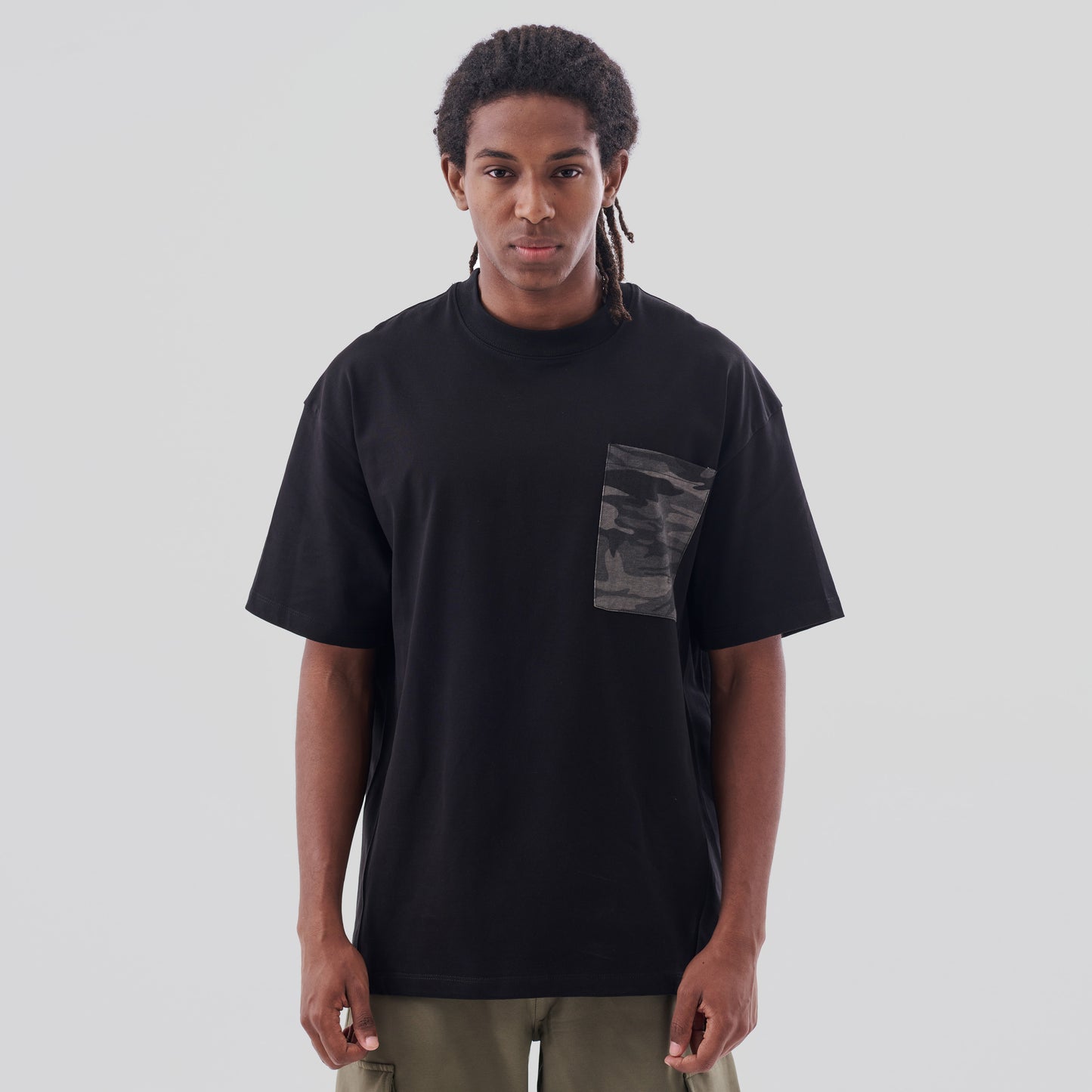 Black Camo Pocket T-Shirt