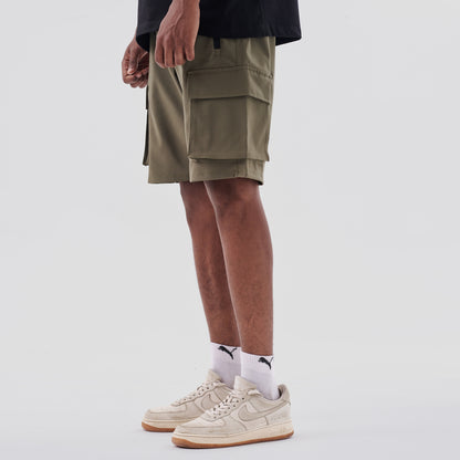 Olive Soft Cargo Short