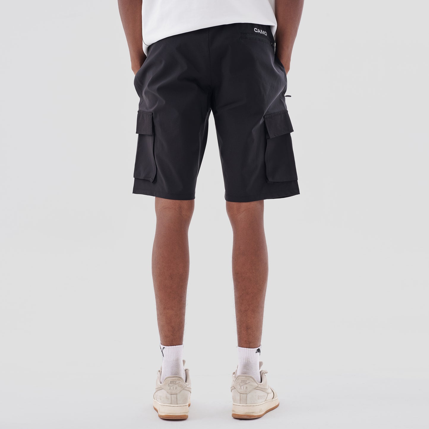 Black Soft Cargo Short