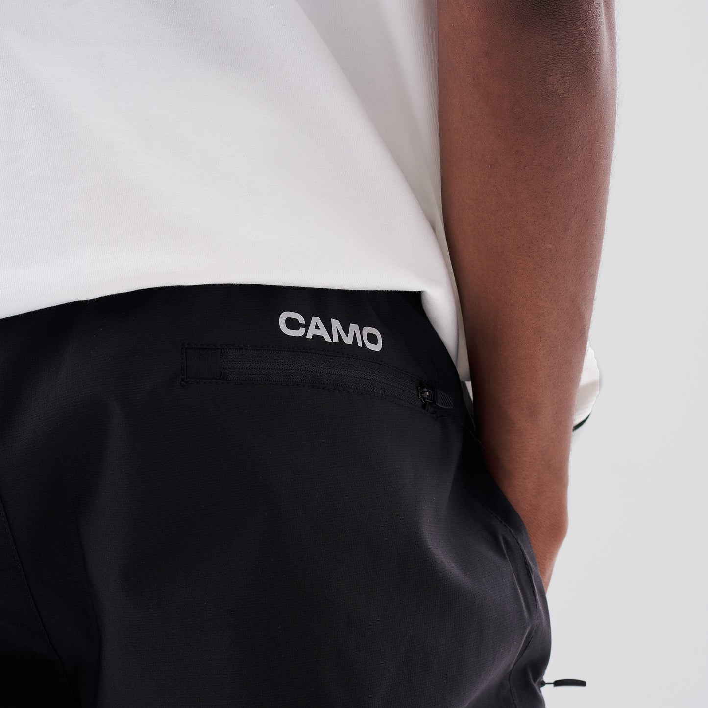 Black Soft Cargo Short