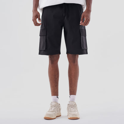 Black Soft Cargo Short